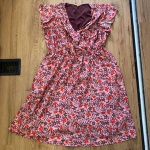 ModCloth Floral Plus Size Midi Dress Size 3X